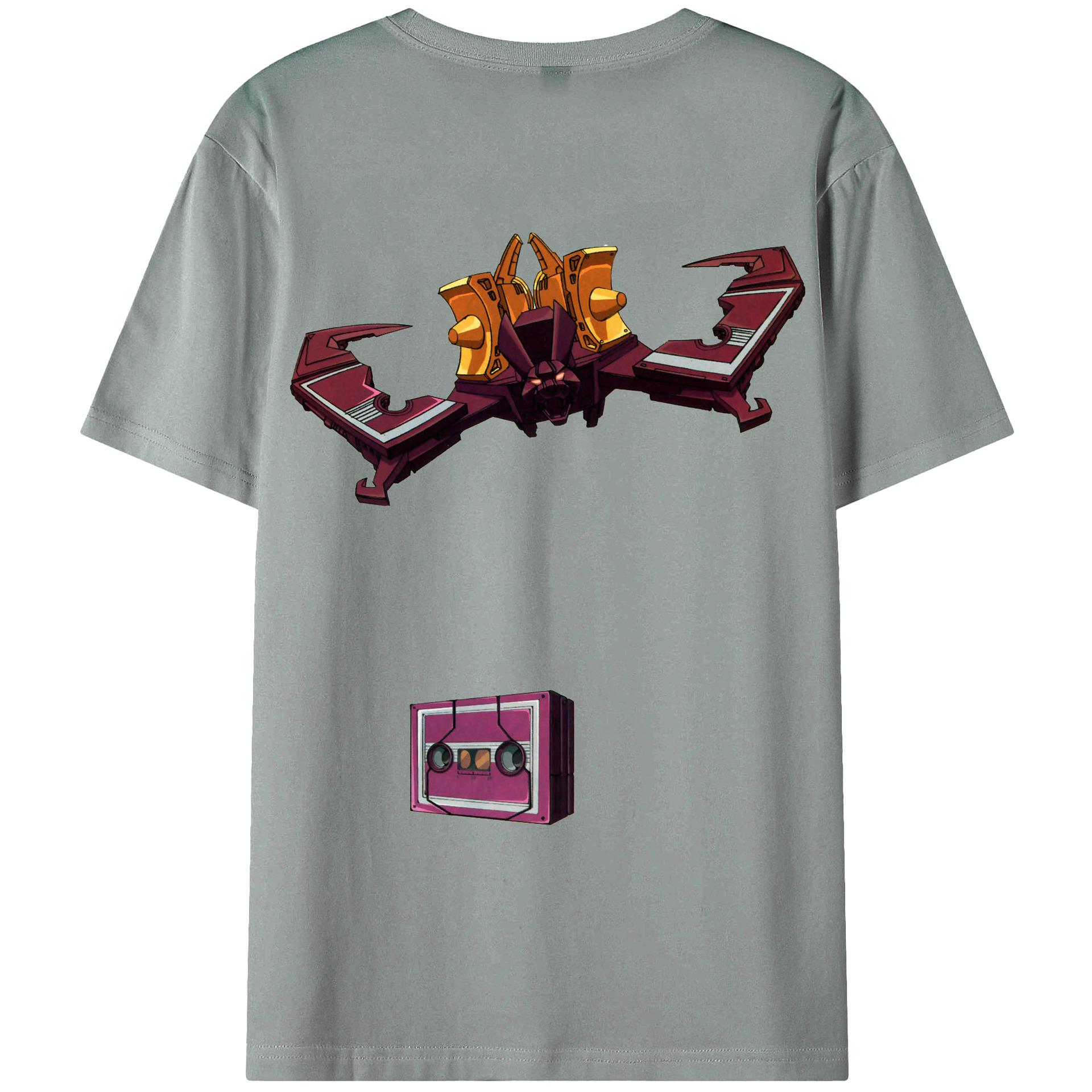 （画像用）  綿100％ メンズ半袖Tシャツ（バックプリント） 通気性